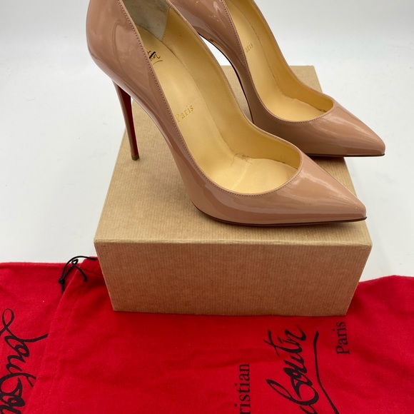 Christian Louboutin so Kate 100 nude Patent size 38 made in Italy size 8 - Picture 8 of 9